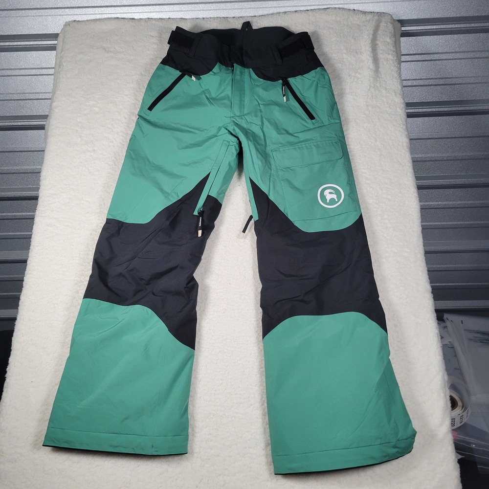 Backcountry Snow Pants Womens Size Small Green Black Colorblock Ski Snowboard